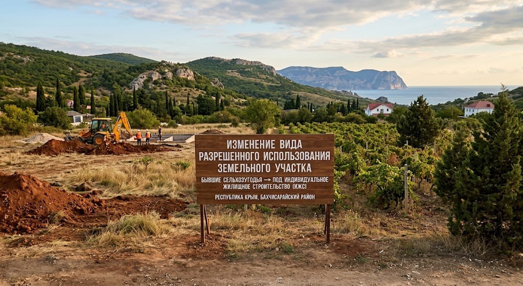 Изменение ВРИ земельного участка